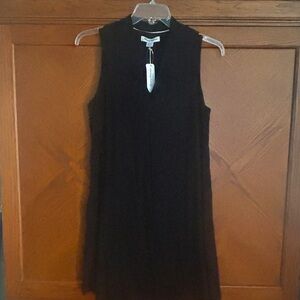NWT Tommy Bahama Black Sleeveless Linen Blend  Dress